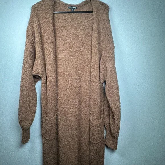 Mocha Fuzzy 3 Piece Ensemble Legging - Picture 5 of 7